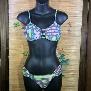 Billabong multi-way strap tribal bikini